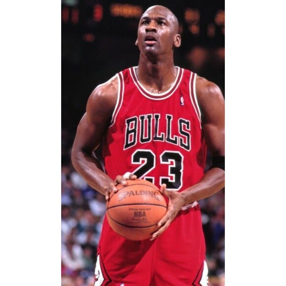 Michael Jordan (Nike)-(Bulls)-(Jersey)-(Red)-(New Condition)-(Size-XL)-$100.00 - Picture 12 of 12